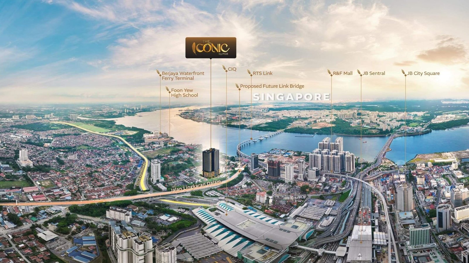 The Iconic by PGB Johor Bahru building render
