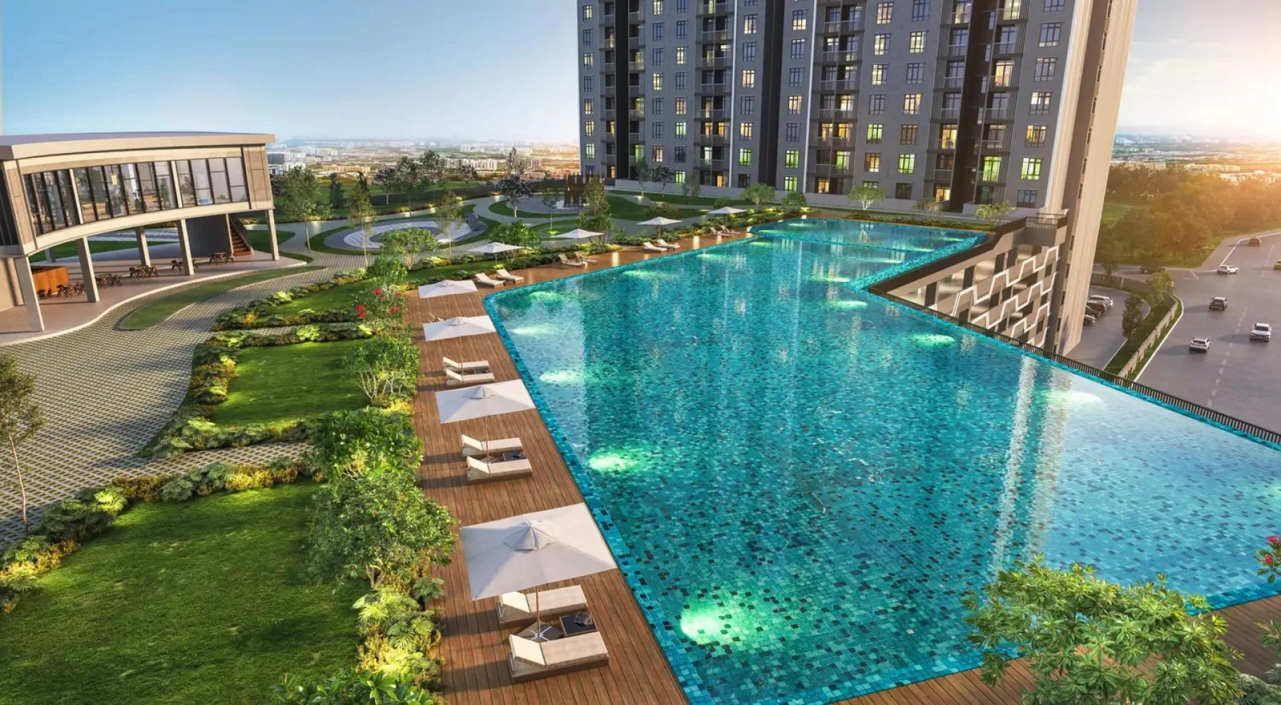KSL Lakeview infinity pool