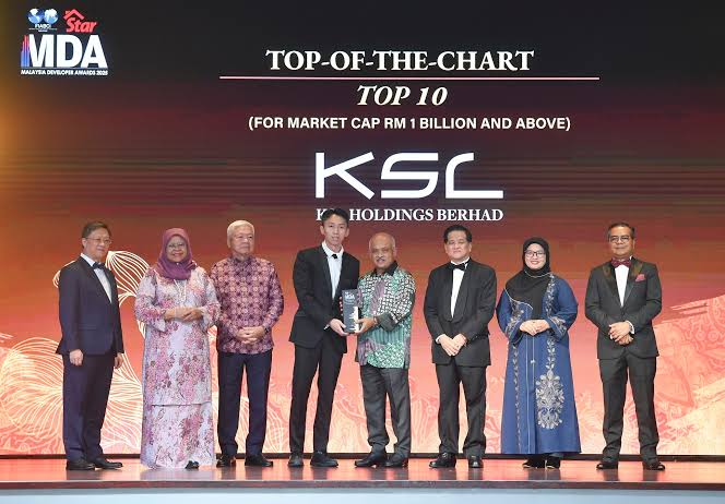 KSL Holdings Berhad — Malaysia Developer Awards Top 10 for market cap RM1 billion and above